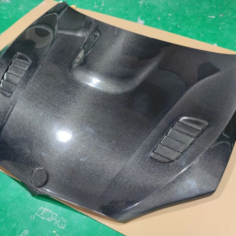 New JR Brand for X5 Carbon Fiber Engine Hood Open Hole Cover Clips 1 Year Warranty for Car Modification Parts Universal Fitment